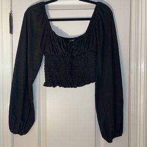 Forever 21 Black Crop Top
